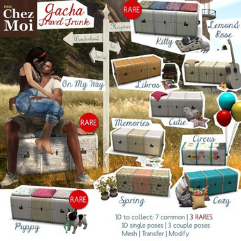 Second Life Marketplace - Cutie Travel Trunk CHEZ MOI